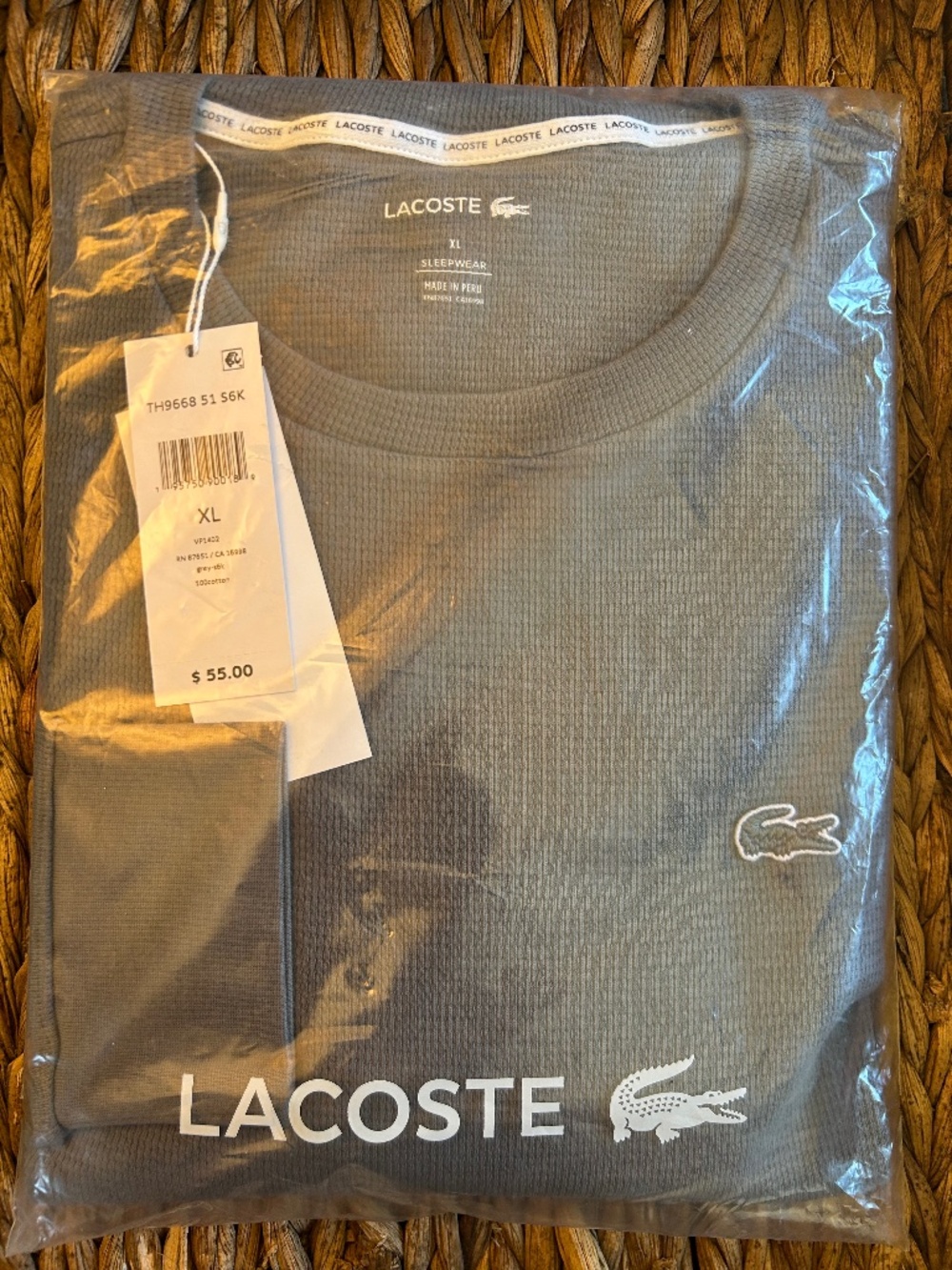 Lacoste sleepware top